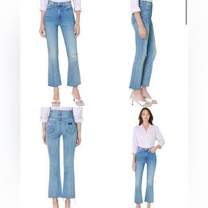 MOTHER Hustler Ankle Flare Jeans